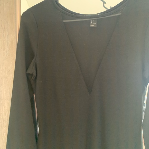 V-neck Mesh dress / forever 21 new with tags - Picture 2 of 2